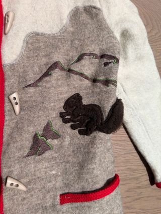 Chaqueta Navideña Hecha a Mano