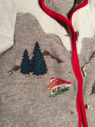Chaqueta Navideña Hecha a Mano