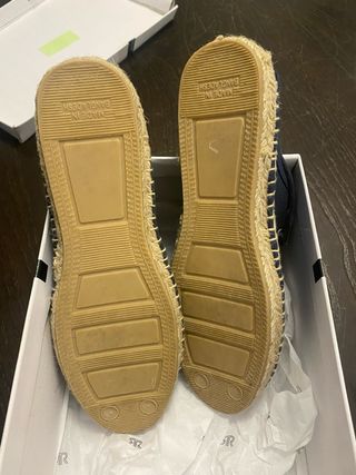 Zapatos Tela Azul y Esparto La Redoute T37