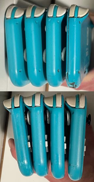 Lotto 4 Nintendo Switch Lite Turchese - Riparare