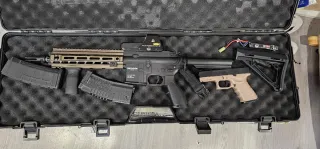 Equipo Airsoft Rossi y Glock