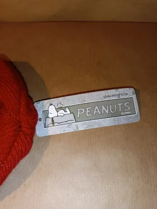 GORRO DE LANA BORDADO SNOOPY CON ETIQUETA