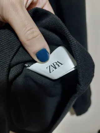 Maglia uomo Zara nera con zip