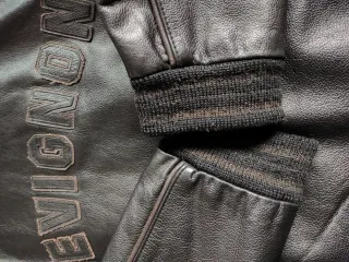 Cazadora Chevignon Negra Cuero Talla L