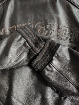 Cazadora Chevignon Negra Cuero Talla L