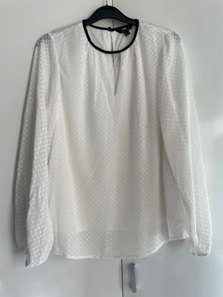 Blusa Cortefiel Blanca