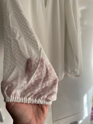 Blusa Cortefiel Blanca