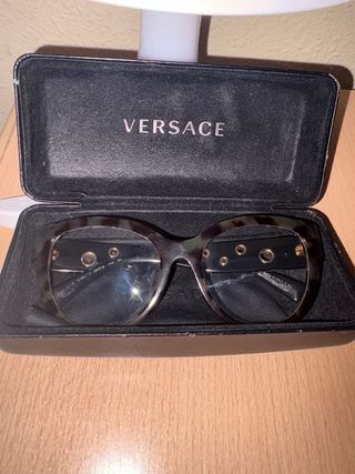 Occhiali Versace Originali Neri e Dorati