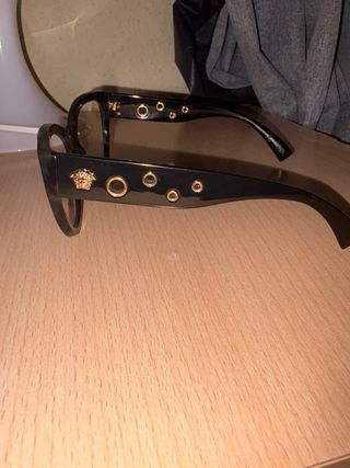 Occhiali Versace Originali Neri e Dorati