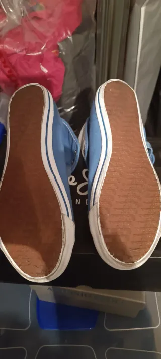 Zapatillas Pepe Jeans Azul y Blanco