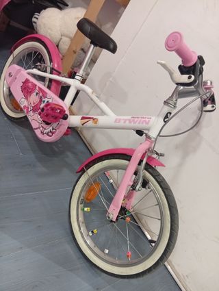Bicicleta infantil rosa Btwin