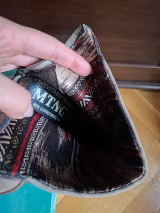 Botines Mustang Piel Nobuk Talla 40 Beige