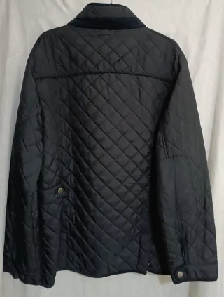 Chaqueta acolchada azul marino.talla 58.