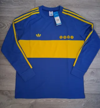 Camiseta Boca Juniors Manga Larga Retro