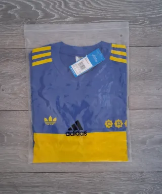 Camiseta Boca Juniors Manga Larga Retro