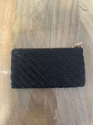 Cartera Bimba y Lola negra tejida