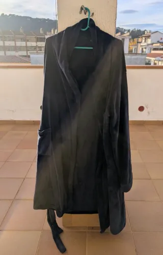 Bata de hombre azul marino