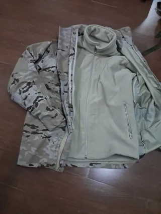 Impermeable militar polar talla S