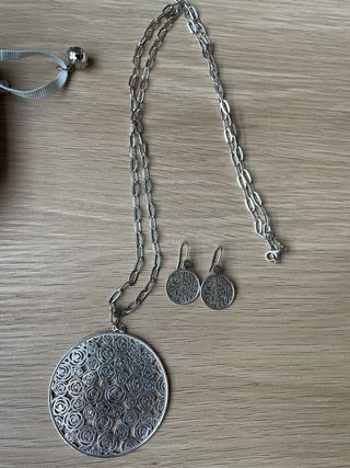 Collar Tous Plata 925 y Pendientes Juego