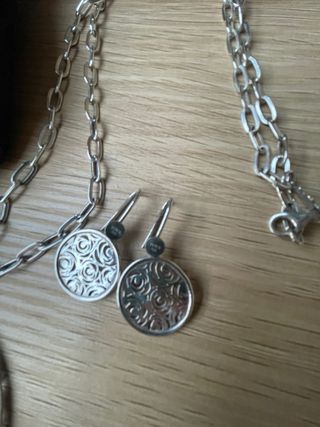 Collar Tous Plata 925 y Pendientes Juego