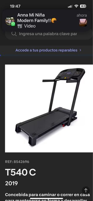 Cinta de correr DOMYOS T540C