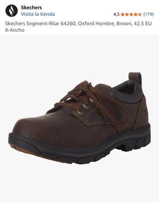 Skechers Segment-Rilar 64260 Oxford Hombre Marrón