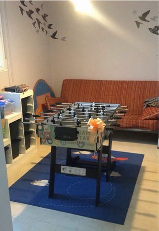 Mesa de juego 3 en 1: Futbolín, Billar y Ping Pong