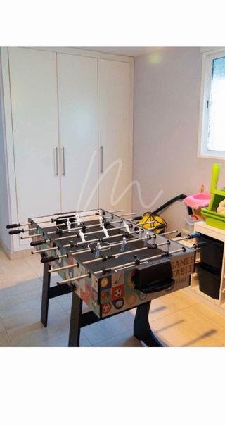 Mesa de juego 3 en 1: Futbolín, Billar y Ping Pong