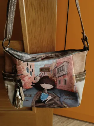 Bolso Anekke Multicolor Beige