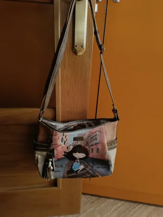 Bolso Anekke Multicolor Beige