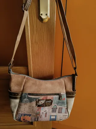 Bolso Anekke Multicolor Beige