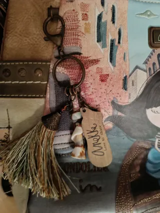 Bolso Anekke Multicolor Beige