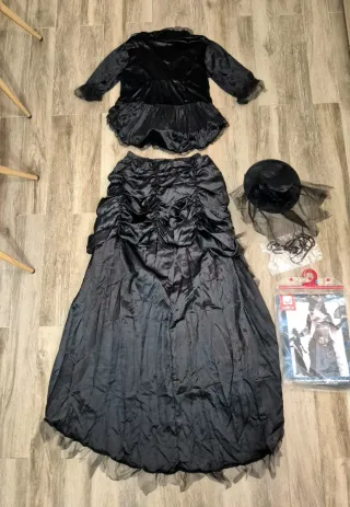 Disfraz Viuda Novia Cadáver Talla Única