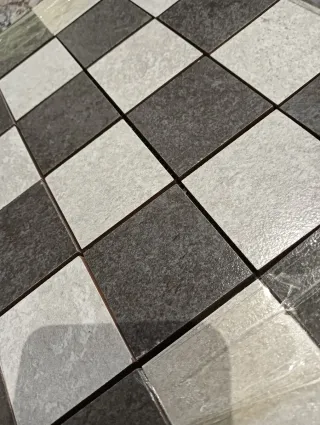 Baldosas ajedrez de cerámica