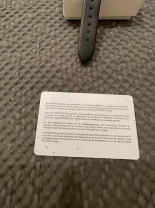 Reloj Rosefield Negro y Dorado