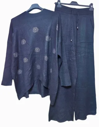 Conjunto dos piezas negro