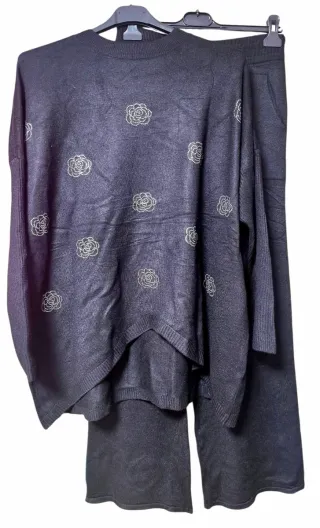 Conjunto dos piezas negro