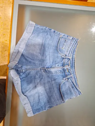 Pantalones vaqueros cortos M