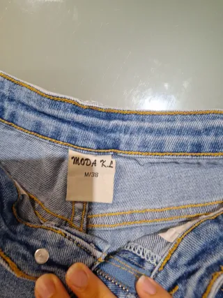 Pantalones vaqueros cortos M