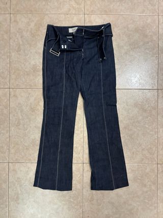 Tejanos Vaqueros Karen Millen Denim Azul