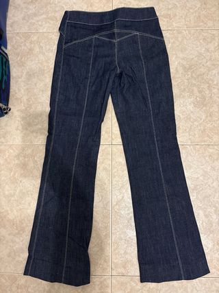 Tejanos Vaqueros Karen Millen Denim Azul