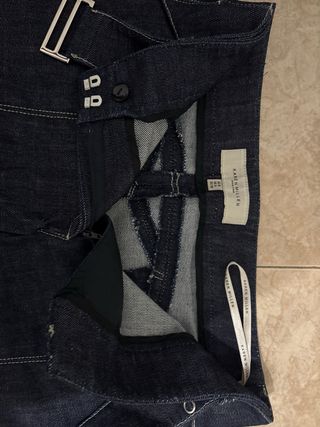 Tejanos Vaqueros Karen Millen Denim Azul