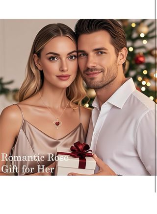 Collar Corazón Rosa Plata Ley 925