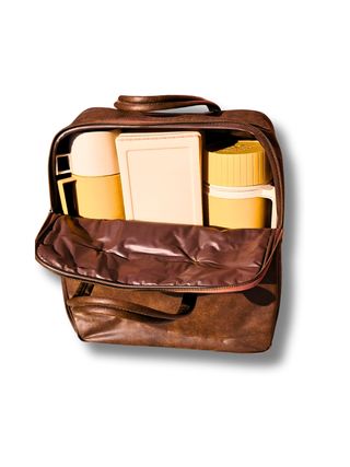Bolsa set picnic Thermos vintage 60s/70s