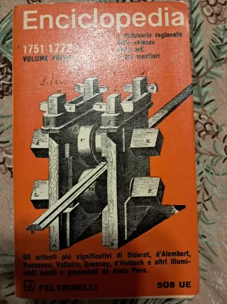 Enciclopedia tecnica 1751 1772 volume primo