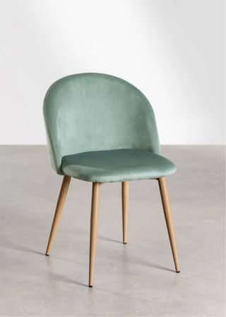 Sillas de comedor en terciopelo (6)