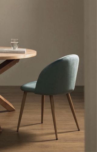 Sillas de comedor en terciopelo (6)