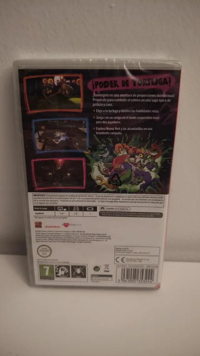 Juego Nintendo Switch: TMNT Mutantes Desencadenado