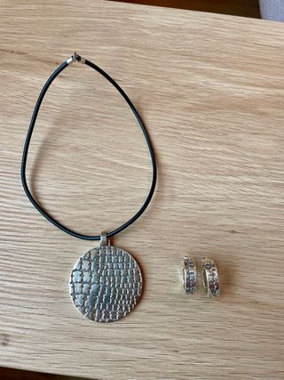 Collar y pendientes Tous plata