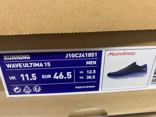Mizuno Wave Ultima 15 Uomo Nuove misura 46,5